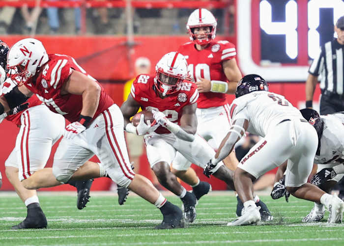 Gabe Ervin 3 2023 Nebraska football vs Northern Illinois